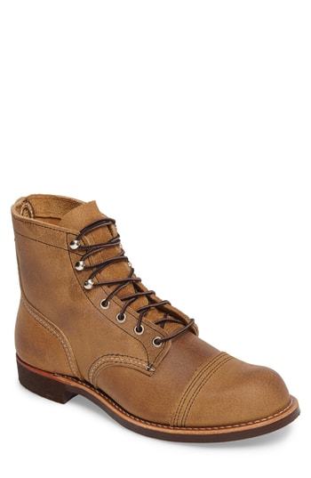 red wing iron ranger cap toe boot