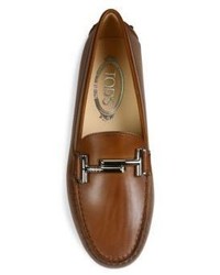 Tod's Double T Gommini Leather Drivers