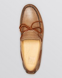 Frye Lewis Tie Leather Driving Loafers