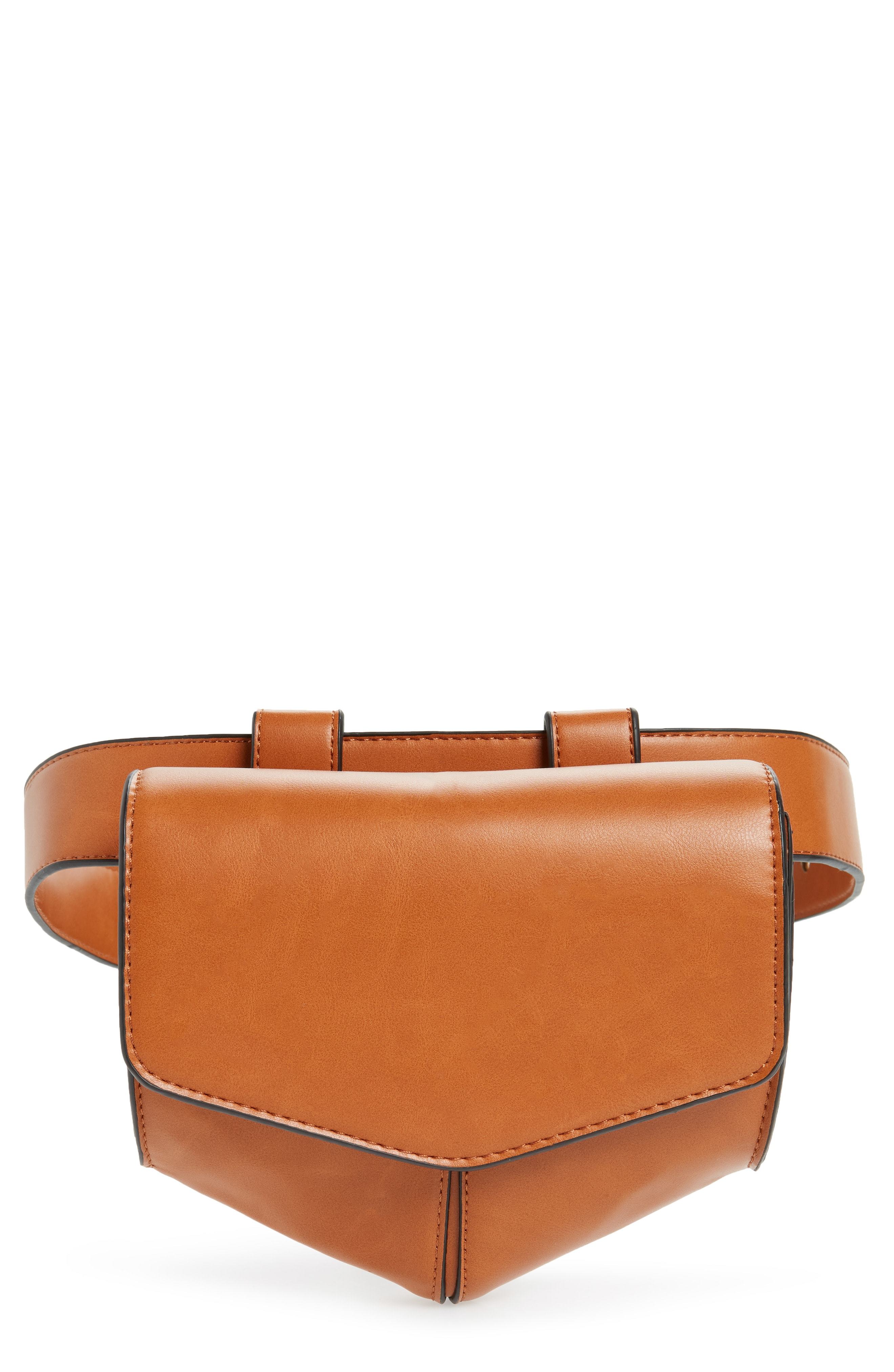 belt bag faux leather