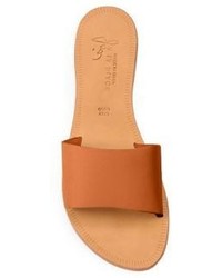 Joie Lacey Vacchetta Leather Slide Sandals