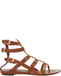 Sartore Studded Flat Gladiator Sandals