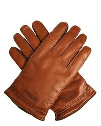 Giorgio Armani Leather And Suede Gloves
