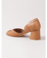 Sarah Chofakian Chunky Heel Sandals