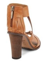 Elliott Lucca Leather Ankle Cuff Sandals