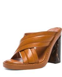 Stella McCartney Eniko Faux Leather Sandal Heels