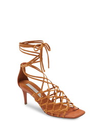 Stella McCartney Knotted Cage Ankle Tie Sandal