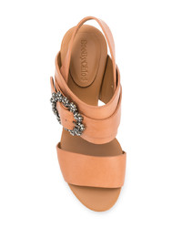 See by Chloe See By Chlo Brooch Stacked Sandals
