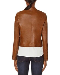 The Limited Faux Leather Moto Jacket