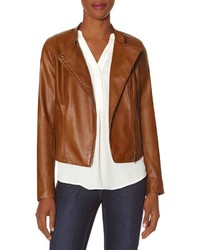 The Limited Faux Leather Moto Jacket