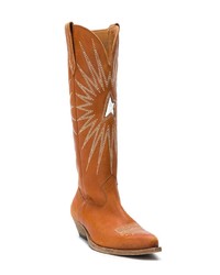 Golden Goose Deluxe Brand Embroidered Knee Length Boots