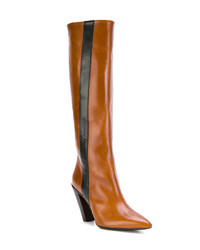 A.F.Vandevorst Knee High Boots With Stripe