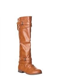 Madden Girl by Steve Madden Andris Knee High Boots Cognac Size 6