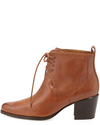 Bettye Muller Frontier Lace Up Ankle Bootie Brown