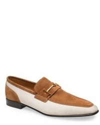 Bally Bridge Leather Loafers