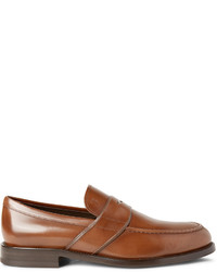 Tod's Polished Leather Penny Loafers
