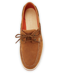 Tommy Bahama Rester Leather Lace Up Loafer Brown