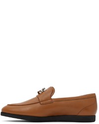 Givenchy Tan G Chain Loafers