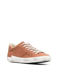 Philippe Model Paris Distressed Leather Sneakers