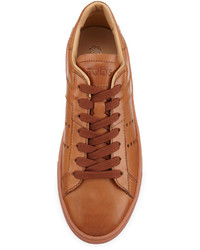 Tod's Leather Lace Up Sport Sneaker Light Brown