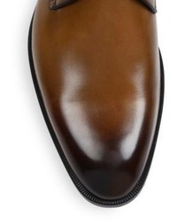 Ermenegildo Zegna Single Monk Strap Leather Shoes