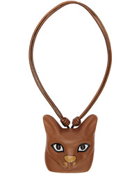 Loewe Brown Cat Face Necklace