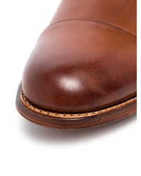 Grenson Bert Hand Printed Leather Derby Shoes