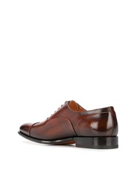 Santoni Burnished Oxford Shoes