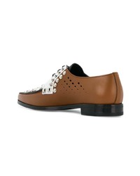 Prada Studded Oxford Shoes
