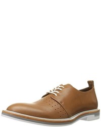 Tobacco Leather Oxford Shoes