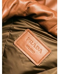 Prada Logo Embossed Puffer Jacket