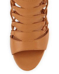 Belle by Sigerson Morrison Magola Leather Lace Up Sandal Cuoio