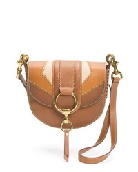 Frye Small Ilana Colorblock Leather Saddle Bag