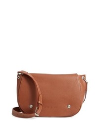 Longchamp Small Le Foulonne Leather Saddle Bag