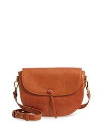 Madewell The Elsewhere Tie Leather Saddle Bag