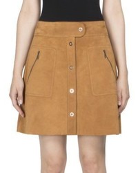 Maison Margiela Leather Cargo Skirt