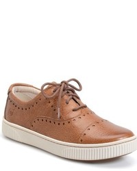 Tobacco Leather Sneakers