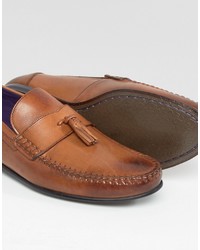 Ted Baker Simbaa Leather Tassel Loafers