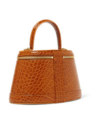 BY FA Annie Croc Effect Leather Tote