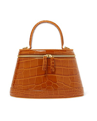 BY FA Annie Croc Effect Leather Tote