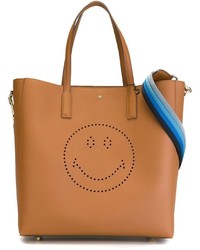 Anya Hindmarch Large Smiley Featherweight Ebury Tote
