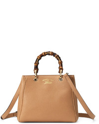 Gucci Bamboo Shopper Mini Bag Beige