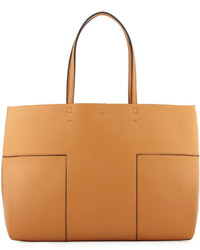 Tory Burch Block T Leather Tote Bag