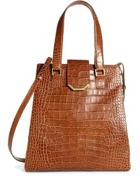 Brooks Brothers Large Exotic Embossed Tote
