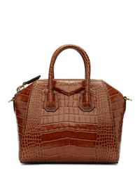 Givenchy Brown Croc Mini Antigona Bag