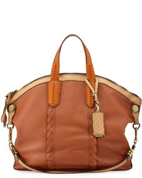 Oryany Cassie Convertible Leather Tote Bag Saddlemulti