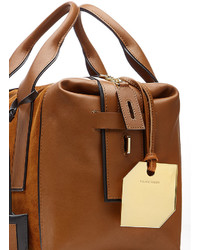 Pierre Hardy Duffle Medium Leather And Suede Tote