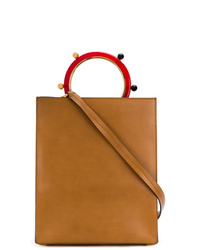 Marni Embellished Handle Pannier Bag