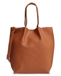 Sole Society Gramercy Faux Leather Tote Brown