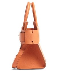 Givenchy Mini Horizon Grained Calfskin Leather Tote Pink